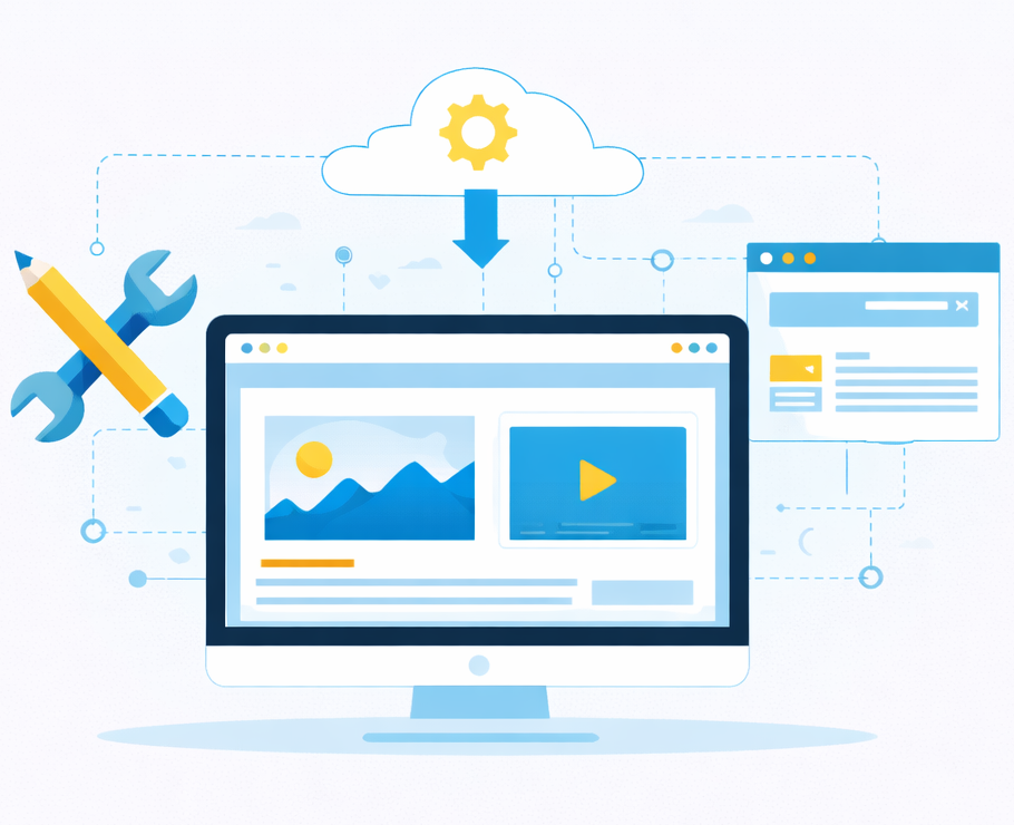 static website banner