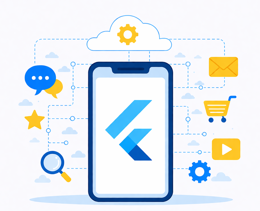 16.2 Flutter Applications (1) static website banner