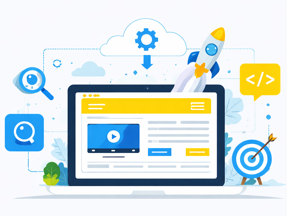 static website banner